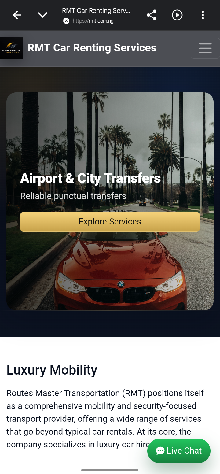 MOCBT Luxury Car Renting Management System