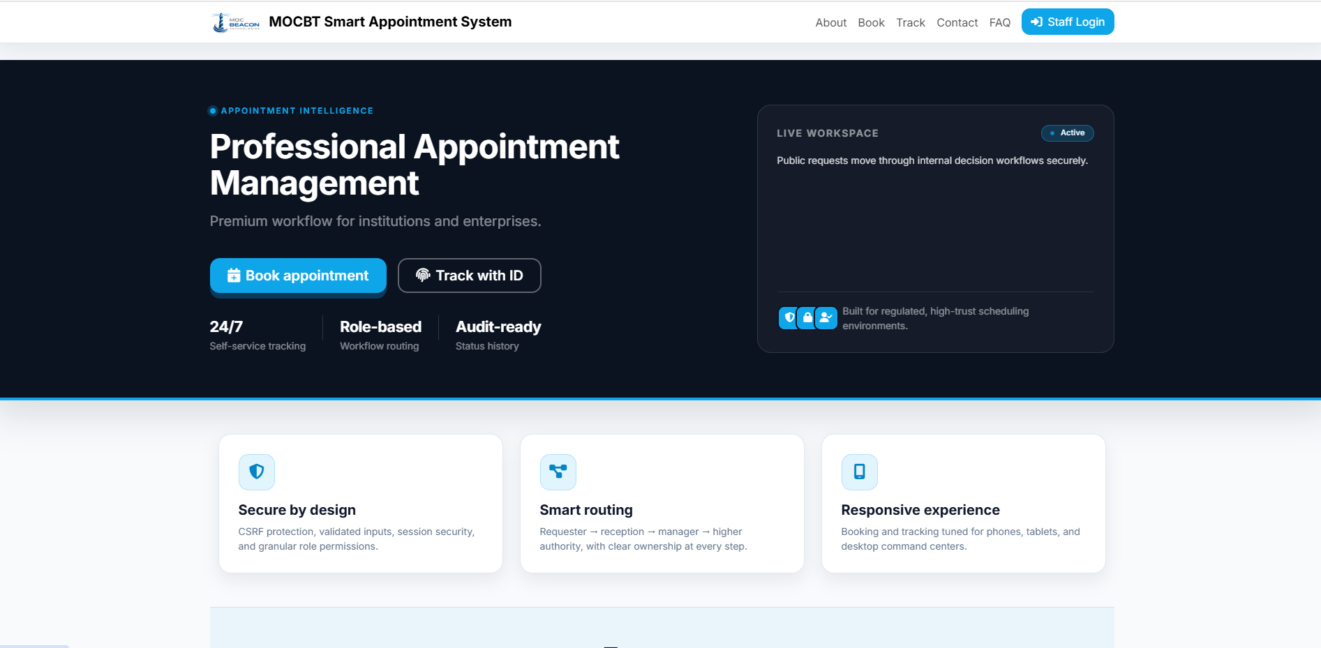 MOCBT Smart Appointment System